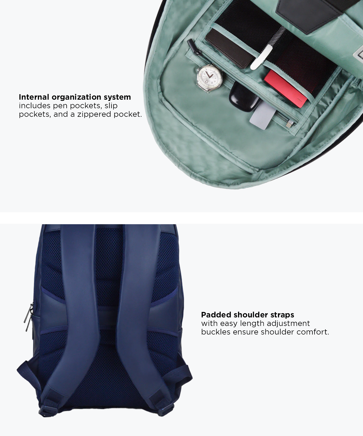 THE SLIM LINES | NAVY BACKPACK