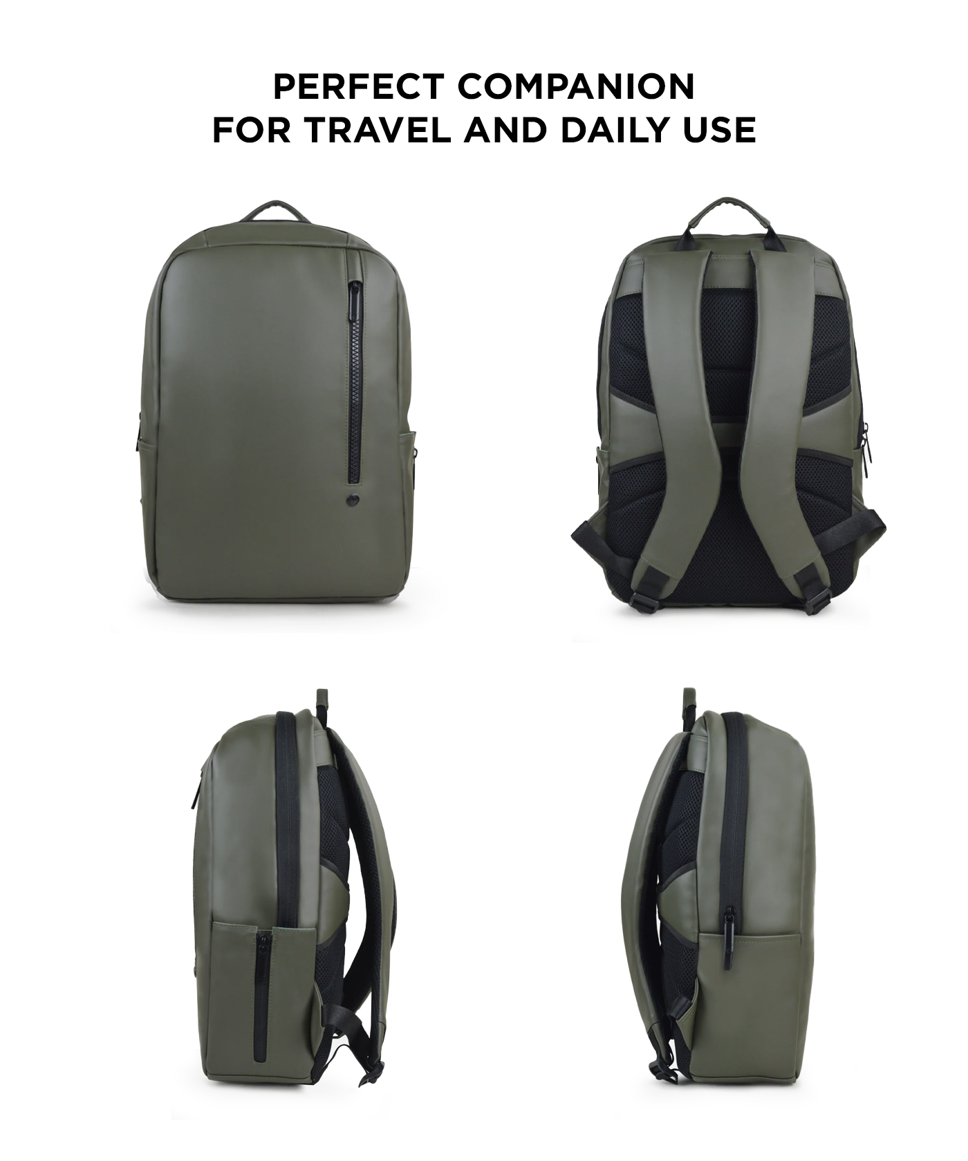 THE SLIM LINES | OLIVE BACKPACK