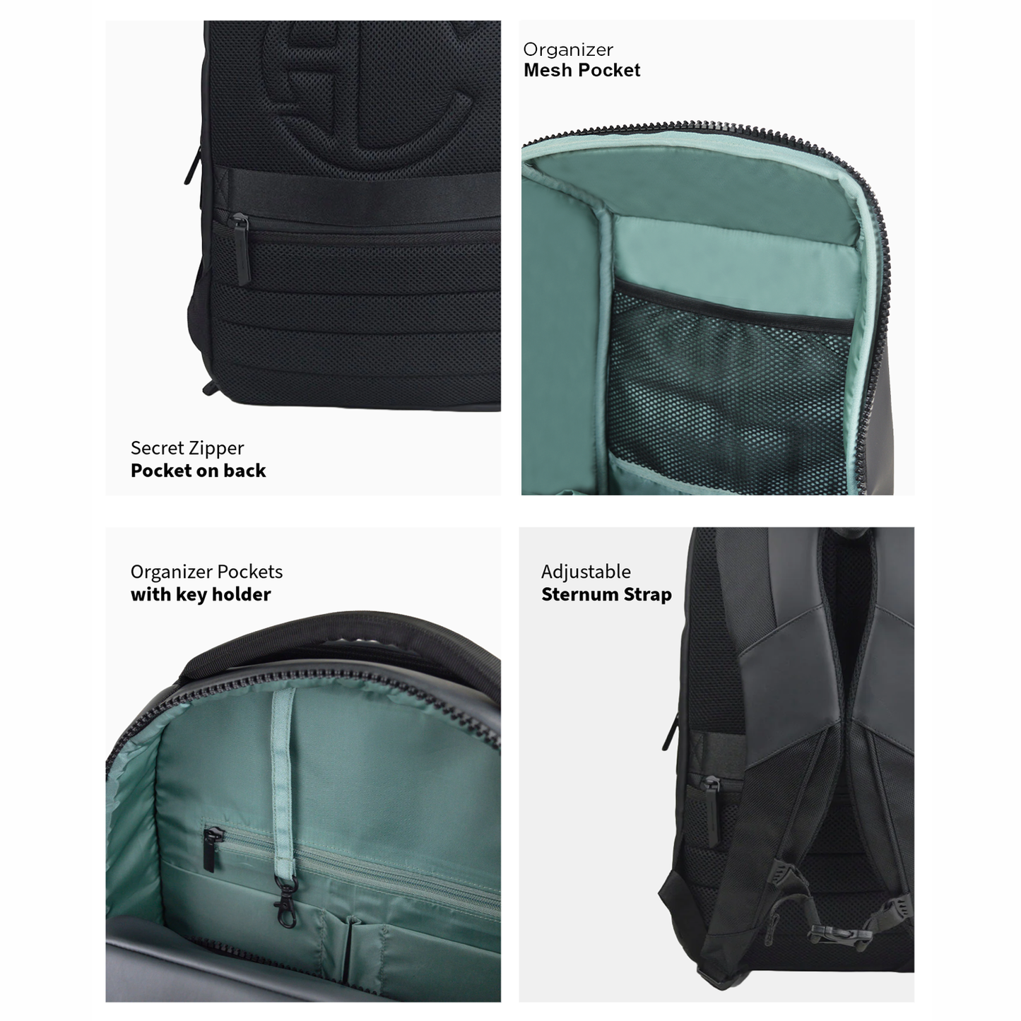 THE POWER HOUSE BACKPACK | BLACK