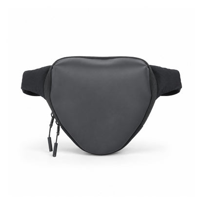 Anglar Crossbody Bag – 1.5L Black Polyester & Vegan Leather Sling Bag for Travel & Daily Use