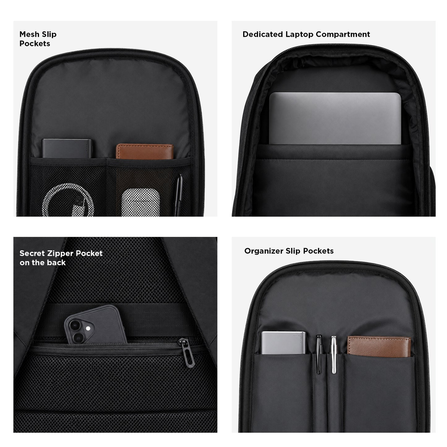Ark Backpack – Expandable 27L Office & Travel Laptop Backpack