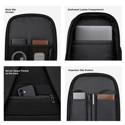 Ark Backpack – Expandable 27L Office & Travel Laptop Backpack