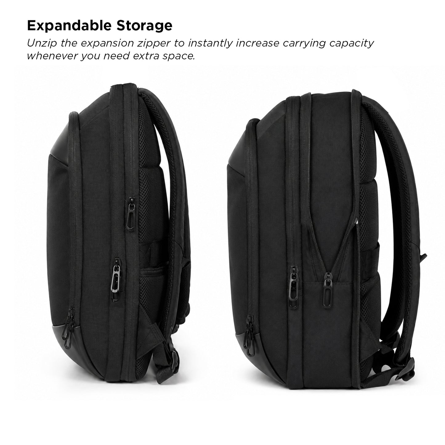 Ark Backpack – Expandable 27L Office & Travel Laptop Backpack