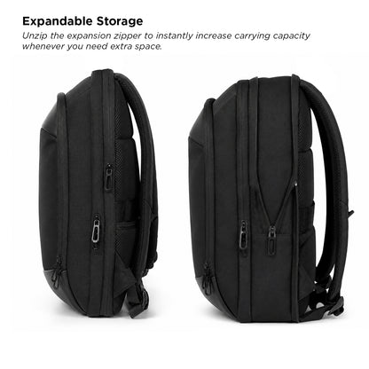 Ark Backpack – Expandable 27L Office & Travel Laptop Backpack