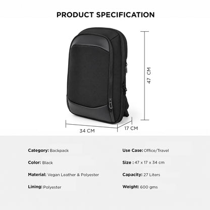 Ark Backpack – Expandable 27L Office & Travel Laptop Backpack