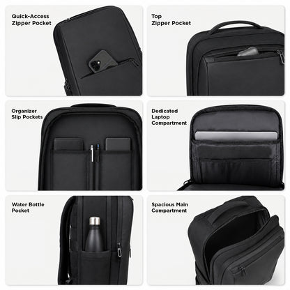 Axiom Backpack – 15L Compact Laptop Backpack for Travel & Daily Use