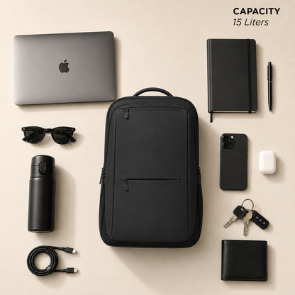 Axiom Backpack – 15L Compact Laptop Backpack for Travel & Daily Use