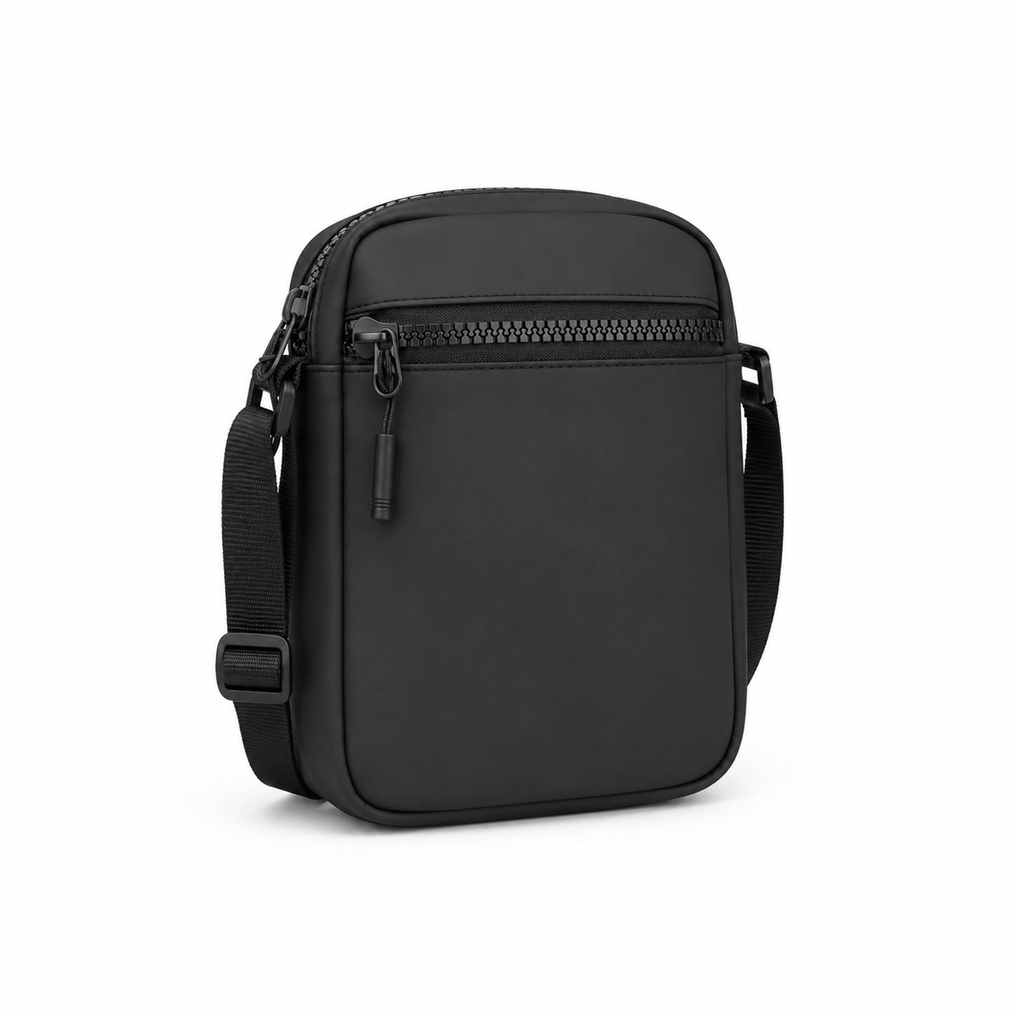 Bloc Sling Bag – 1.5L Black Vegan Leather Travel & Daily Sling Bag