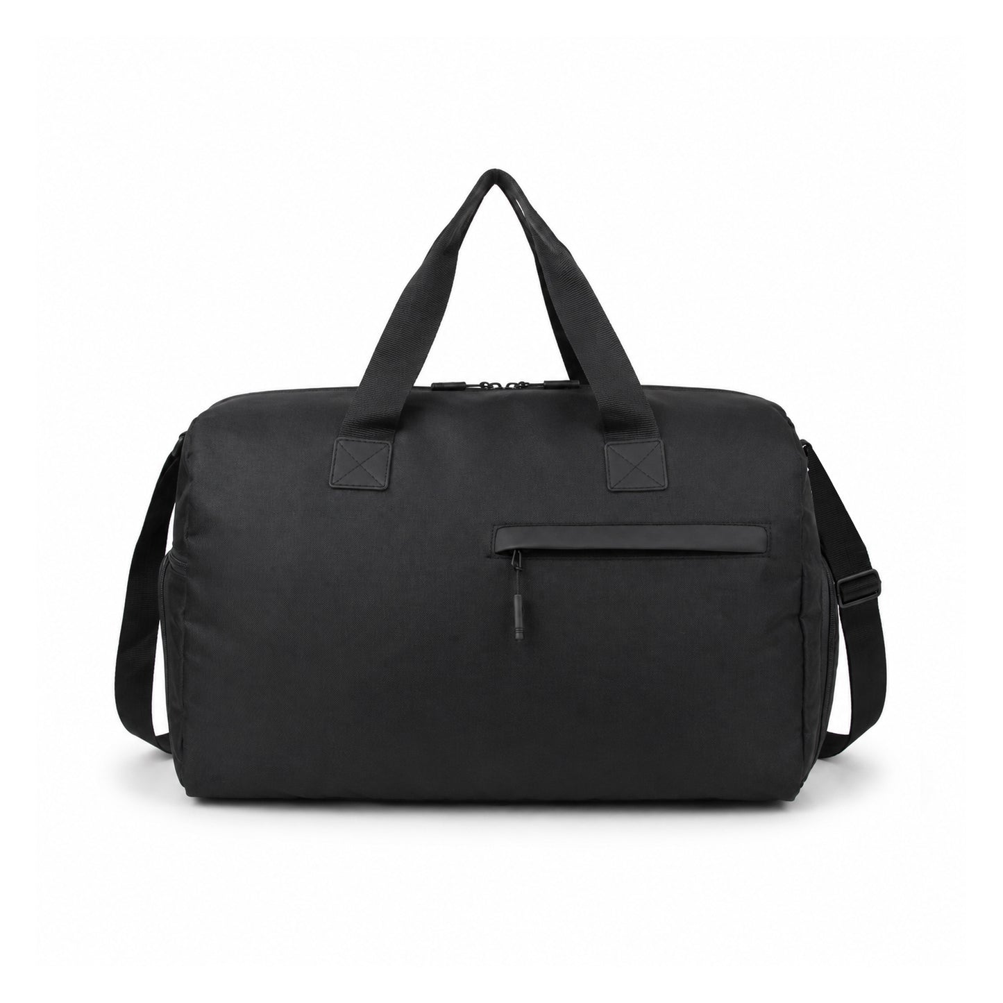 Blocr Duffle Bag – 25L Black Gym, Travel & Daily Duffle Bag with Shoe Compartment