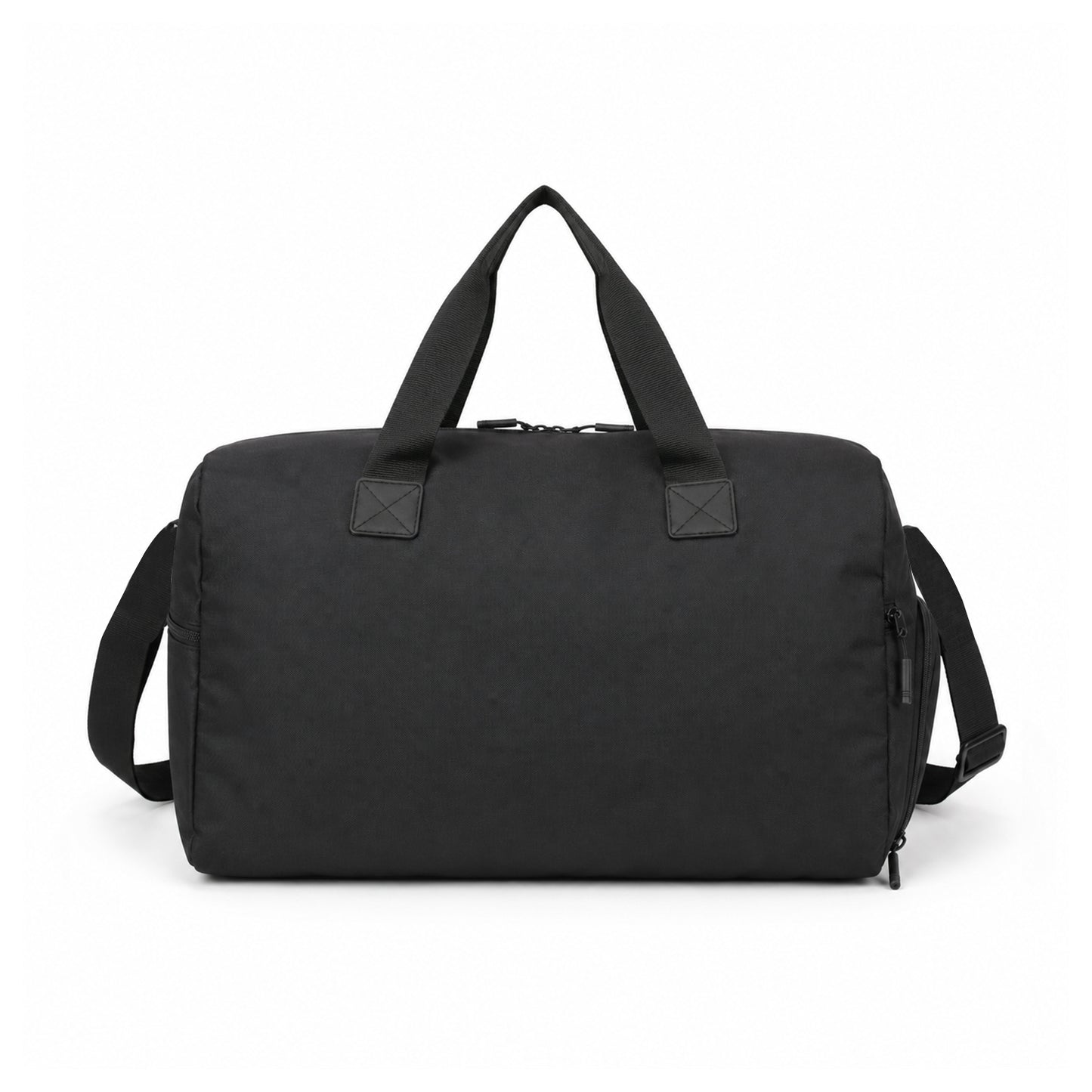 Blocr Duffle Bag – 25L Black Gym, Travel & Daily Duffle Bag with Shoe Compartment