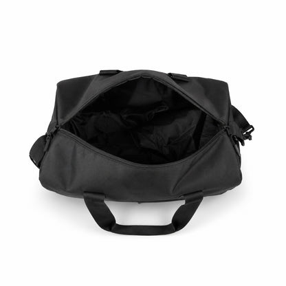 Blocr Duffle Bag – 25L Black Gym, Travel & Daily Duffle Bag with Shoe Compartment