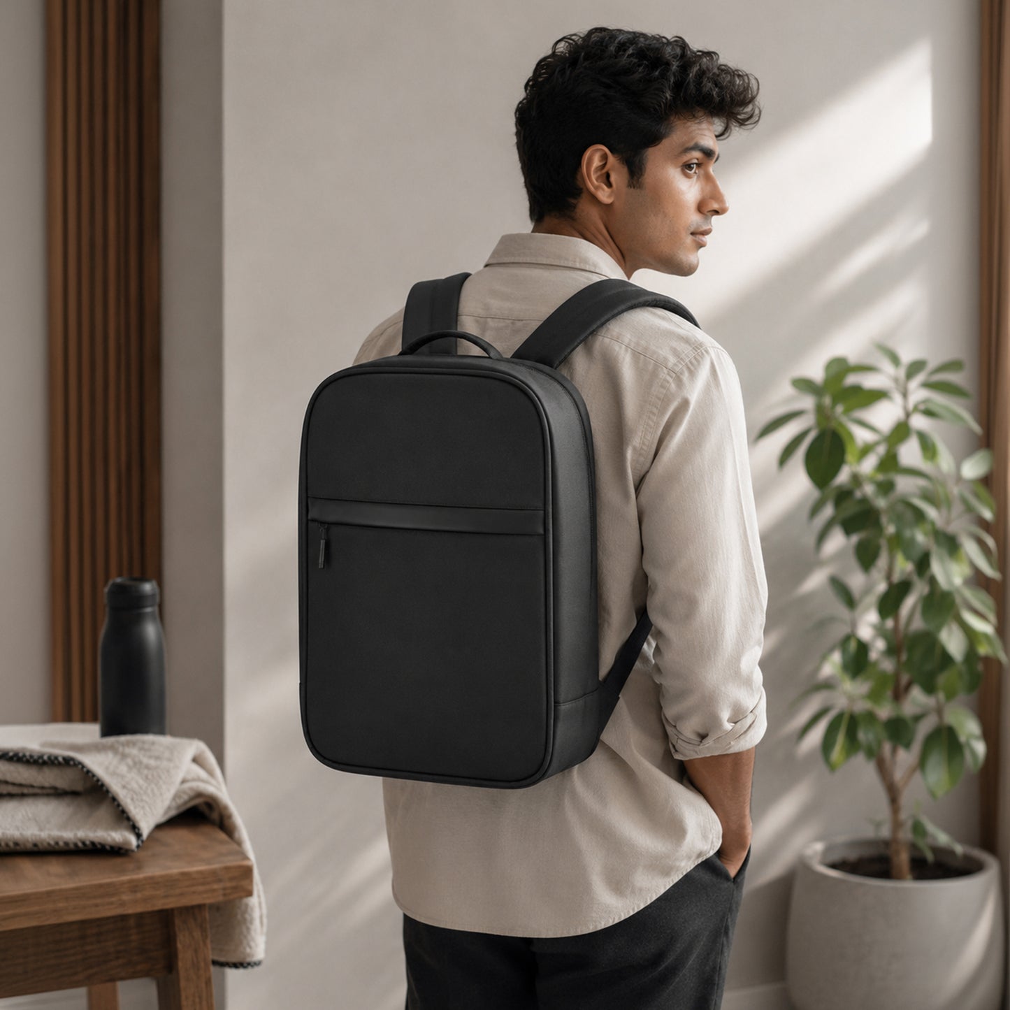 Classik Backpack – 14L Office & Daily Backpack in Black