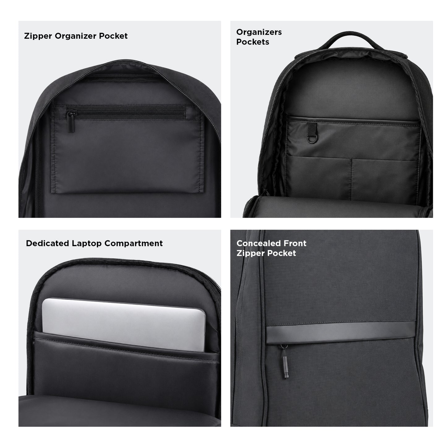 Classik Backpack – 14L Office & Daily Backpack in Black