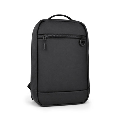 Elite Backpack – 17L Black Vegan Leather Laptop Backpack for Office, Daily Use & Travel