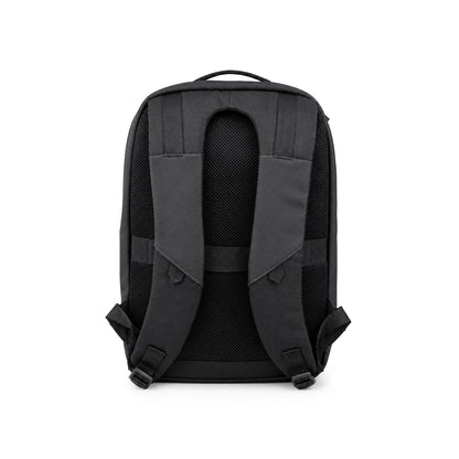 Elite Backpack – 17L Black Vegan Leather Laptop Backpack for Office, Daily Use & Travel