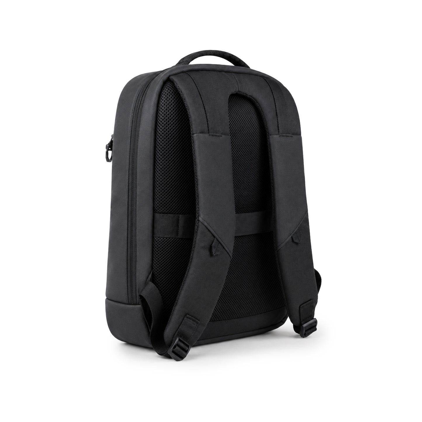 Elite Backpack – 17L Black Vegan Leather Laptop Backpack for Office, Daily Use & Travel
