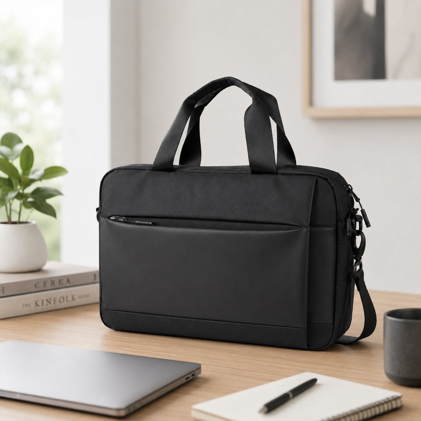 Exes Messenger Bag – 9L Office & Travel Laptop Messenger Bag with Organizer Pockets