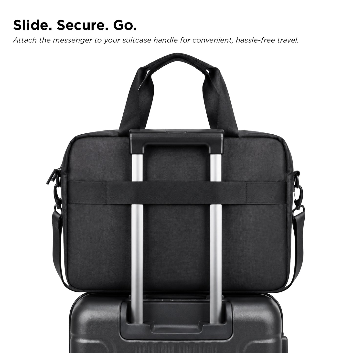 Exes Messenger Bag – 9L Office & Travel Laptop Messenger Bag with Organizer Pockets
