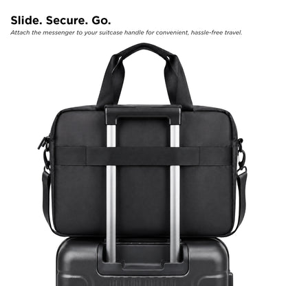 Exes Messenger Bag – 9L Office & Travel Laptop Messenger Bag with Organizer Pockets