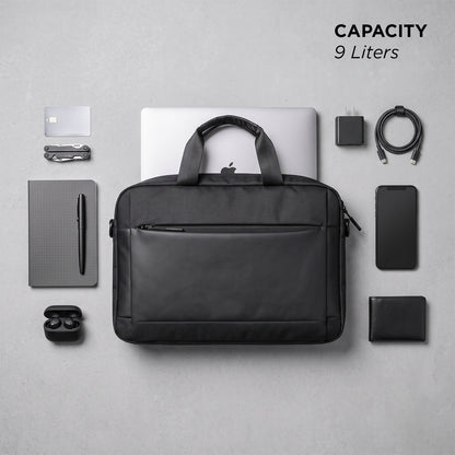 Exes Messenger Bag – 9L Office & Travel Laptop Messenger Bag with Organizer Pockets