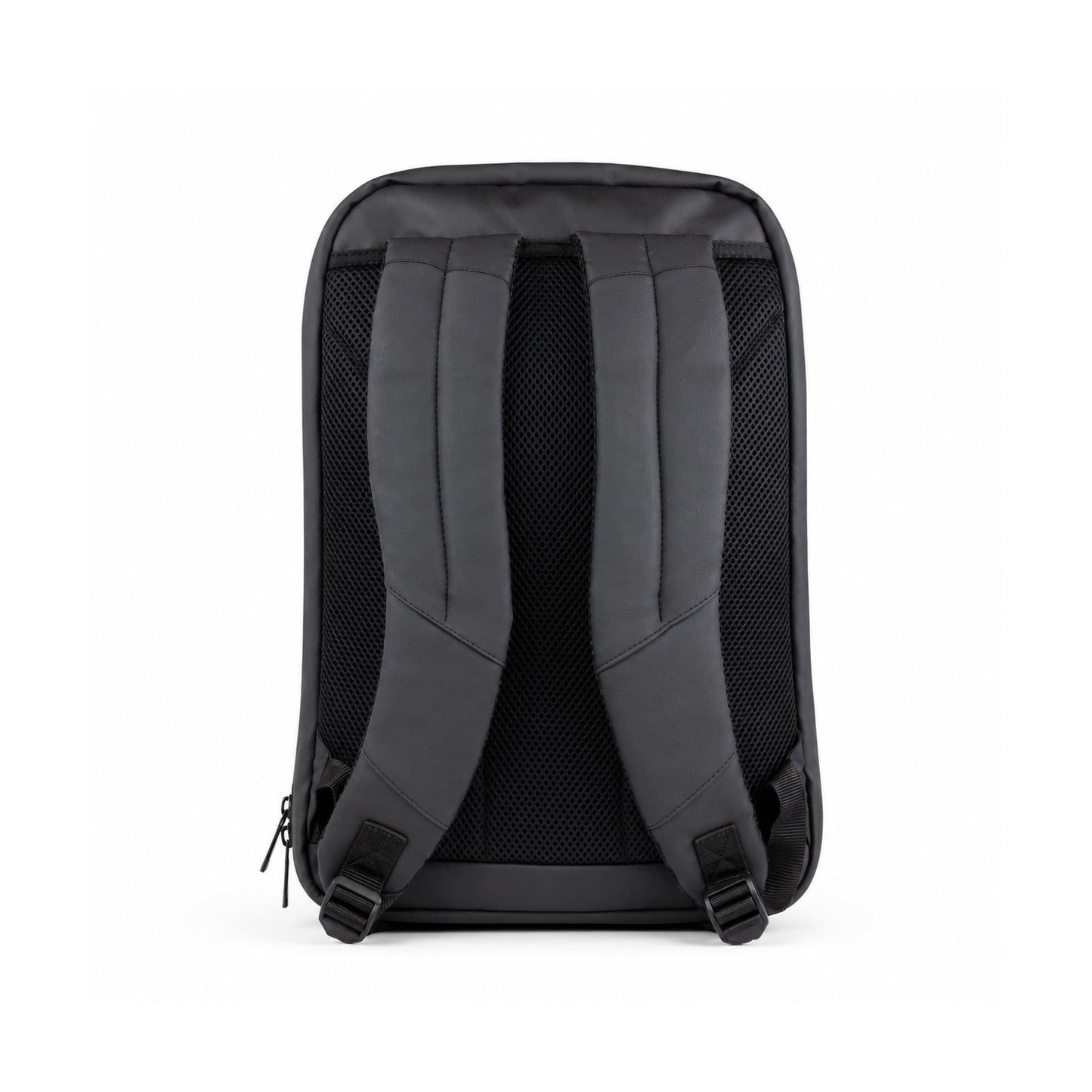 Kurv Backpack – 20L Black Vegan Leather Laptop Backpack for Office & Daily Use