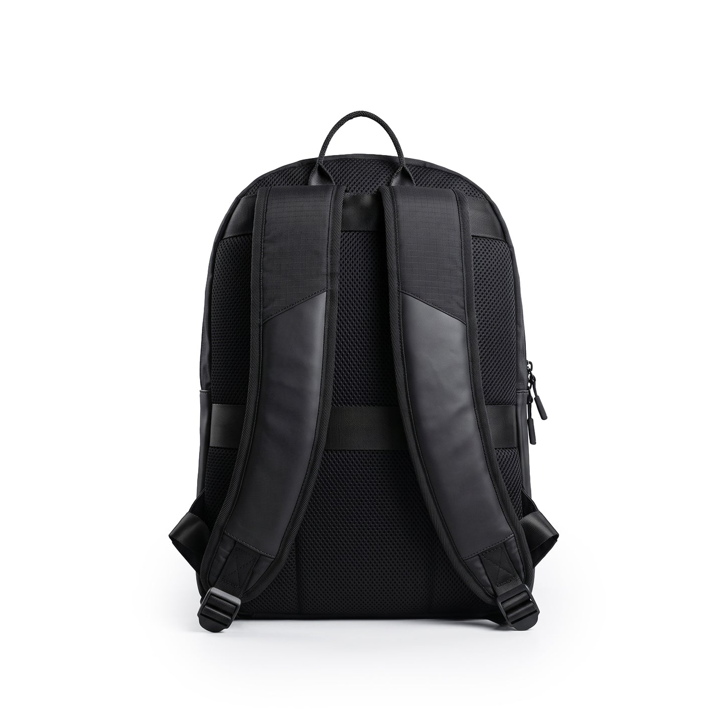 Mhawk Backpack – 24L Black Office & Travel Backpack with Laptop Compartment, Organizer Pockets, Side Zipper Pocket & Trolley Sleeve