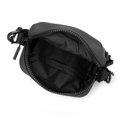 Noma Black Sling Bag – 2L Vegan Leather Travel & Daily Sling Bag