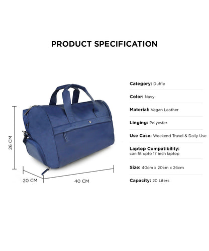 QUICK FIRE DAILY DUFFLE | NAVY