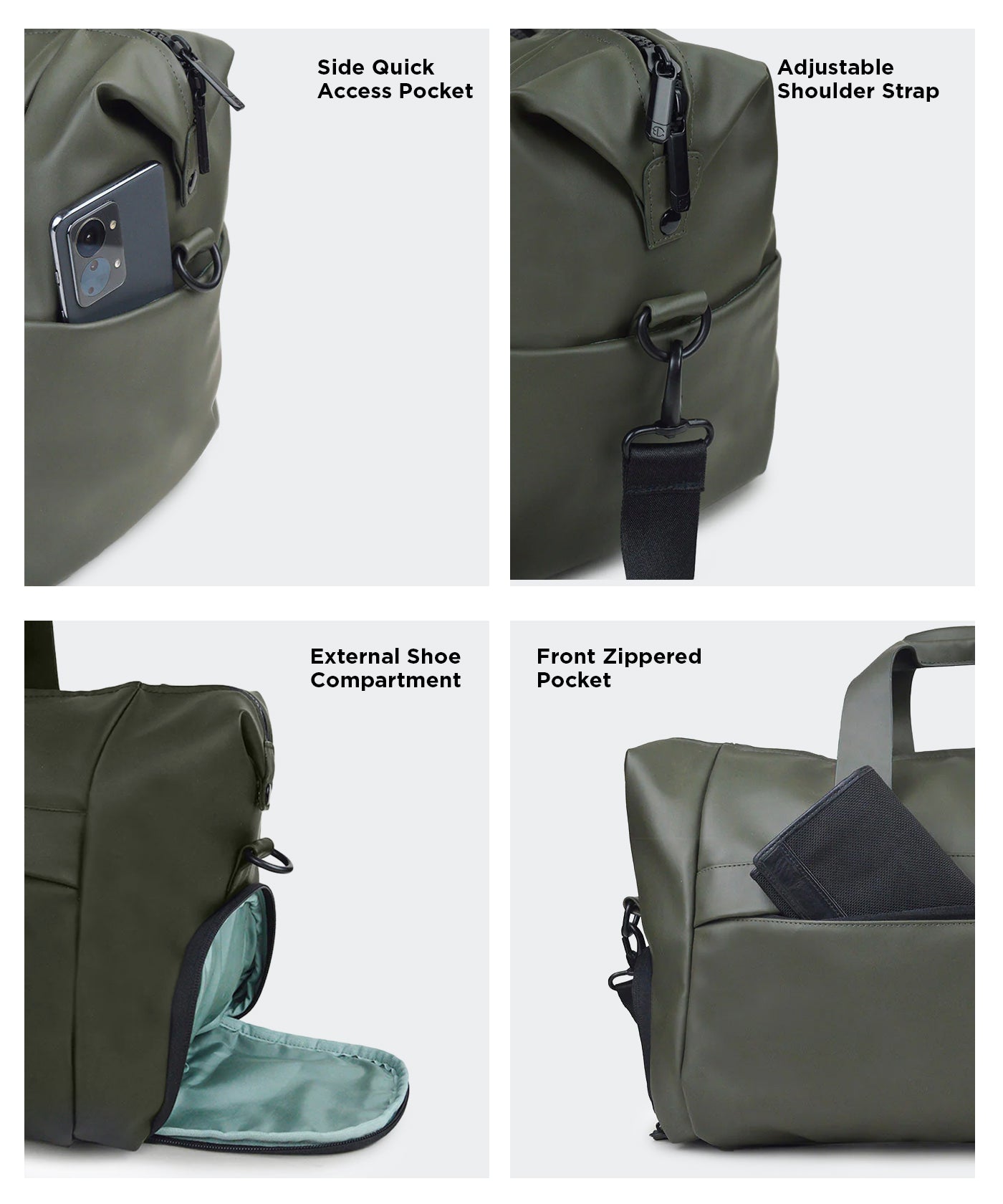 QUICK FIRE DAILY DUFFLE | OLIVE