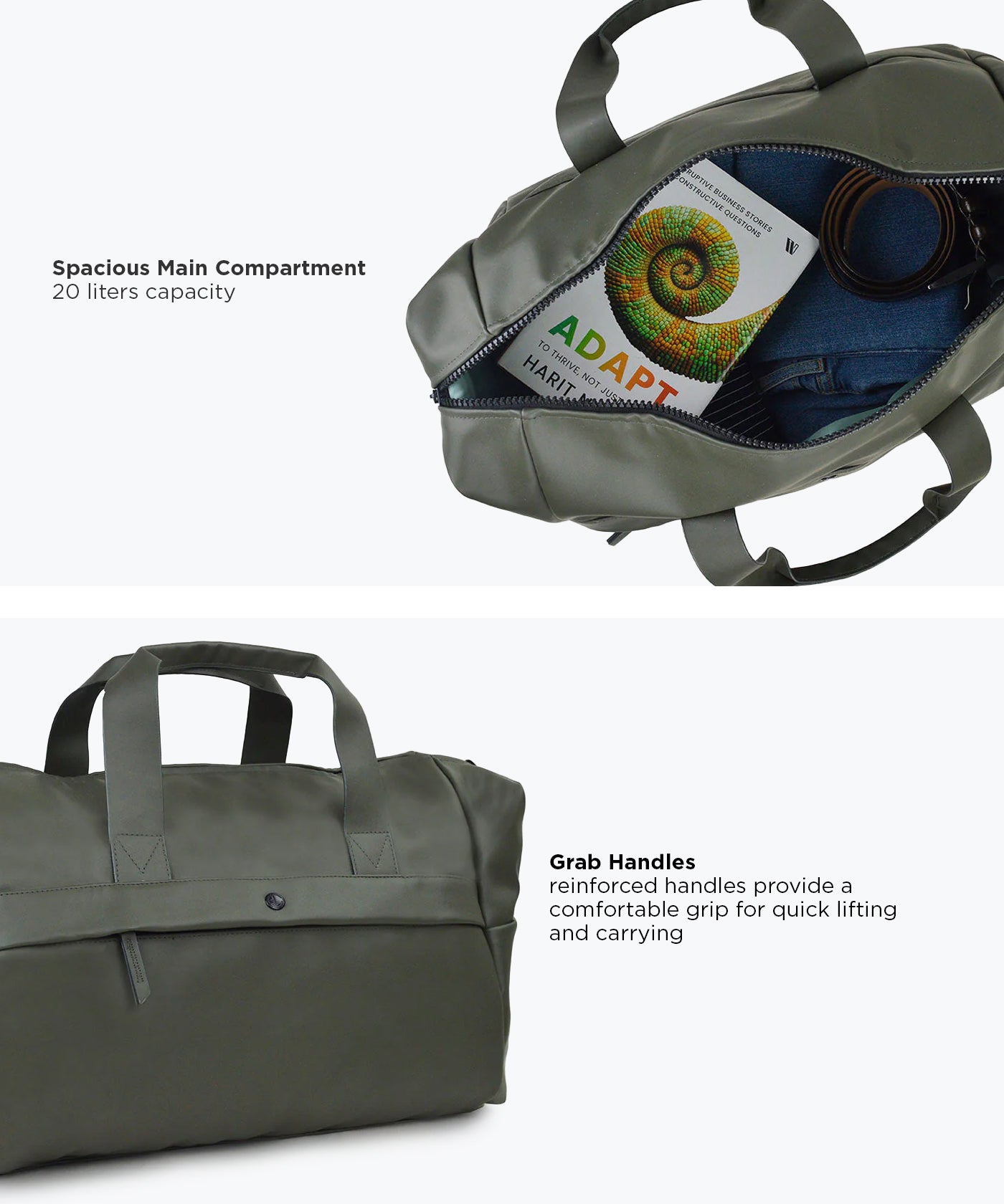 QUICK FIRE DAILY DUFFLE | OLIVE