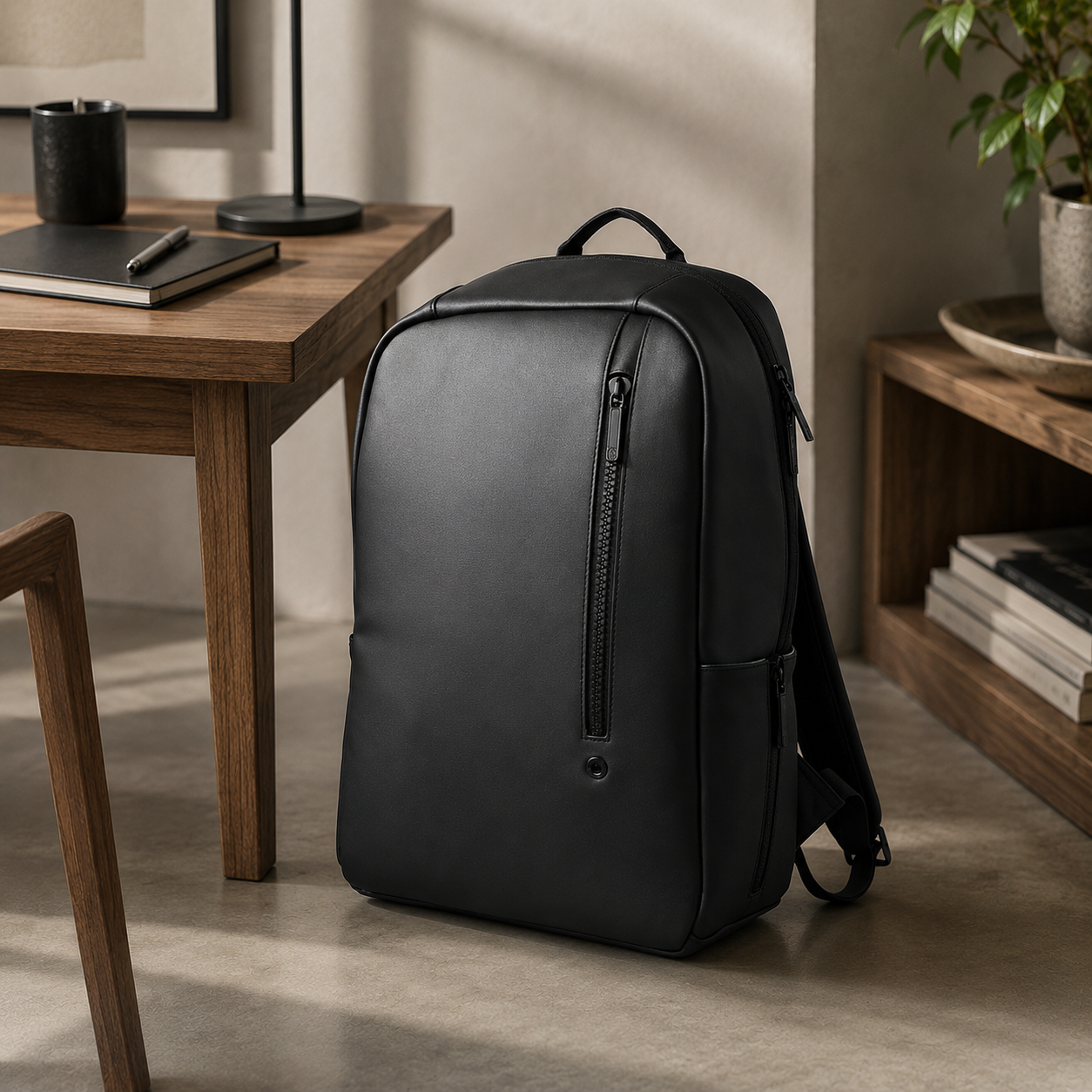 THE SLIM LINES | BLACK BACKPACK