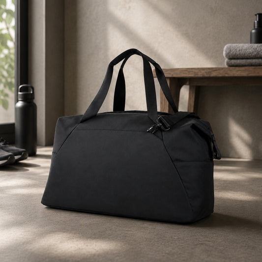 Swingg Duffle Bag – 38L Black Polyester Gym, Travel & Daily Duffle Bag