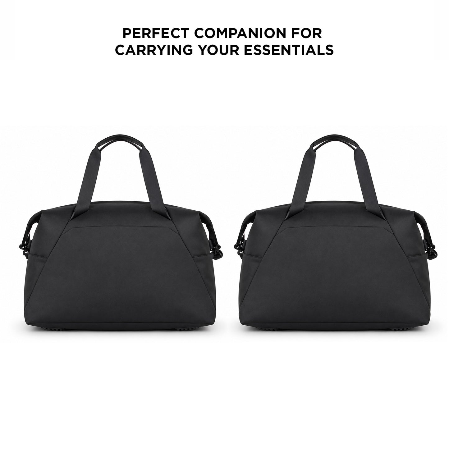 Swingg Duffle Bag – 38L Black Polyester Gym, Travel & Daily Duffle Bag