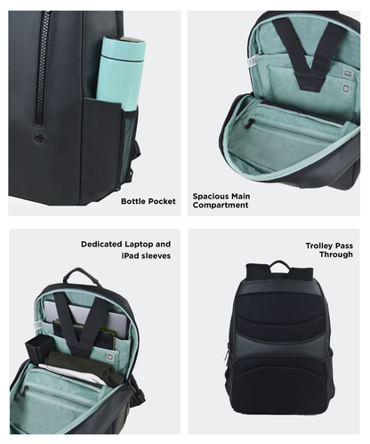 THE SLIM LINES | BLACK BACKPACK