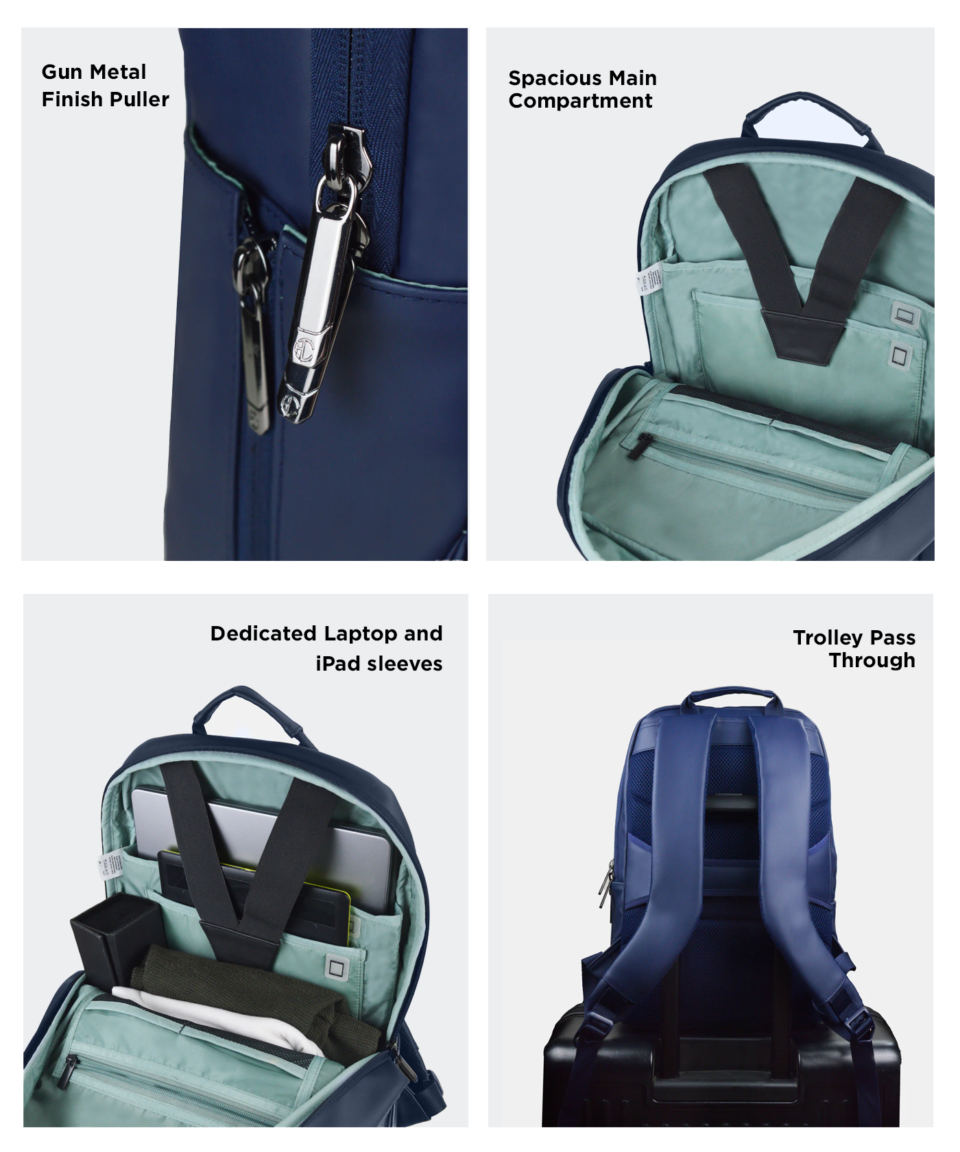 THE SLIM LINES | NAVY BACKPACK