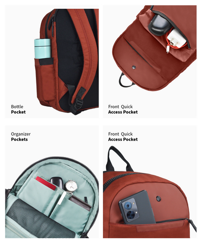 THE ELITE DAY PACK | RUST ORANGE