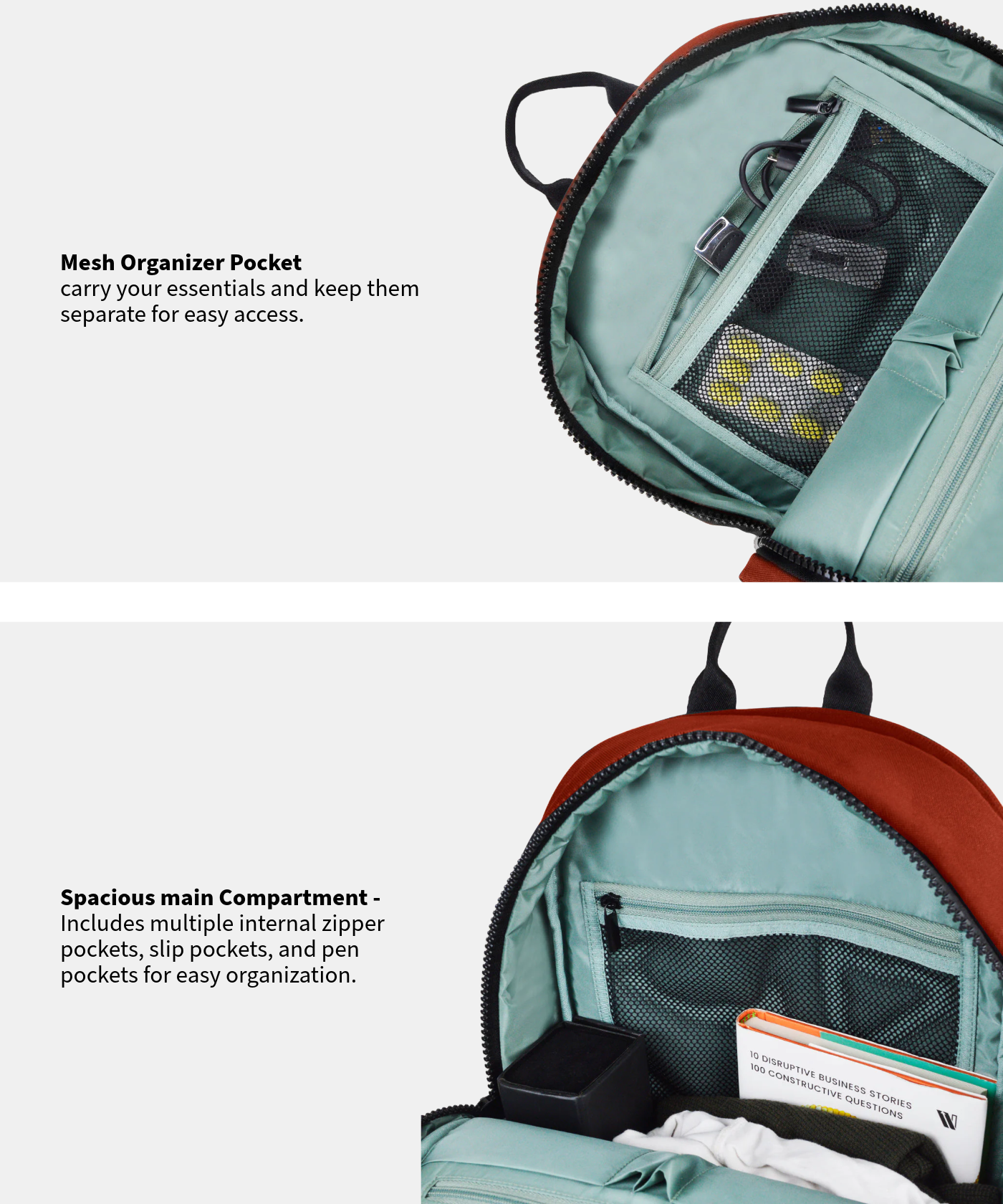 THE ELITE DAY PACK | RUST ORANGE