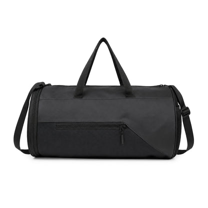 Trigr Duffle Bag – 25L Black Gym & Travel Duffle Bag with Shoe Compartment