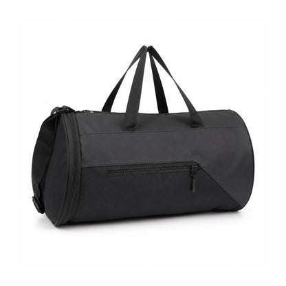 Trigr Duffle Bag – 25L Black Gym & Travel Duffle Bag with Shoe Compartment