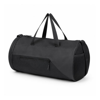 Trigr Duffle Bag – 25L Black Gym & Travel Duffle Bag with Shoe Compartment