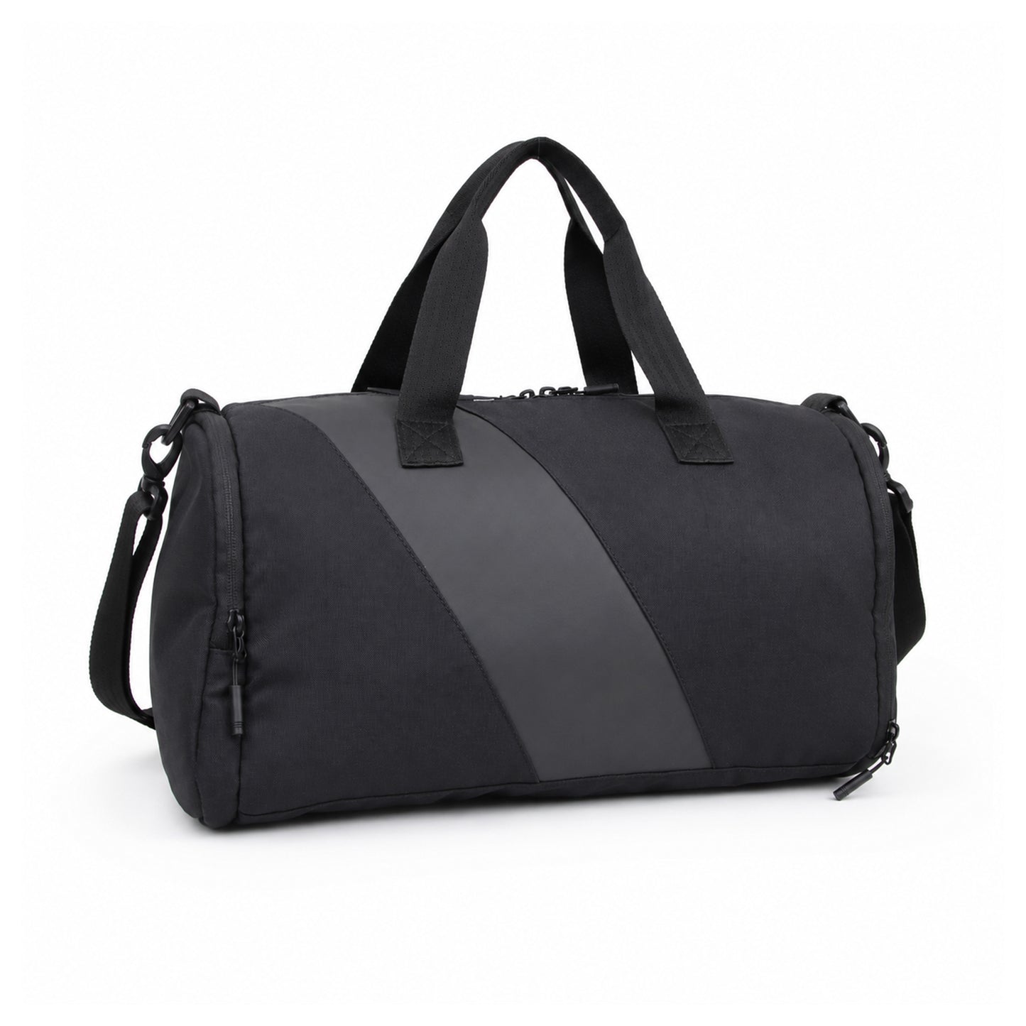 Tucsan Duffle Black – 27L Gym, Travel & Daily Duffle Bag with Shoe Compartment