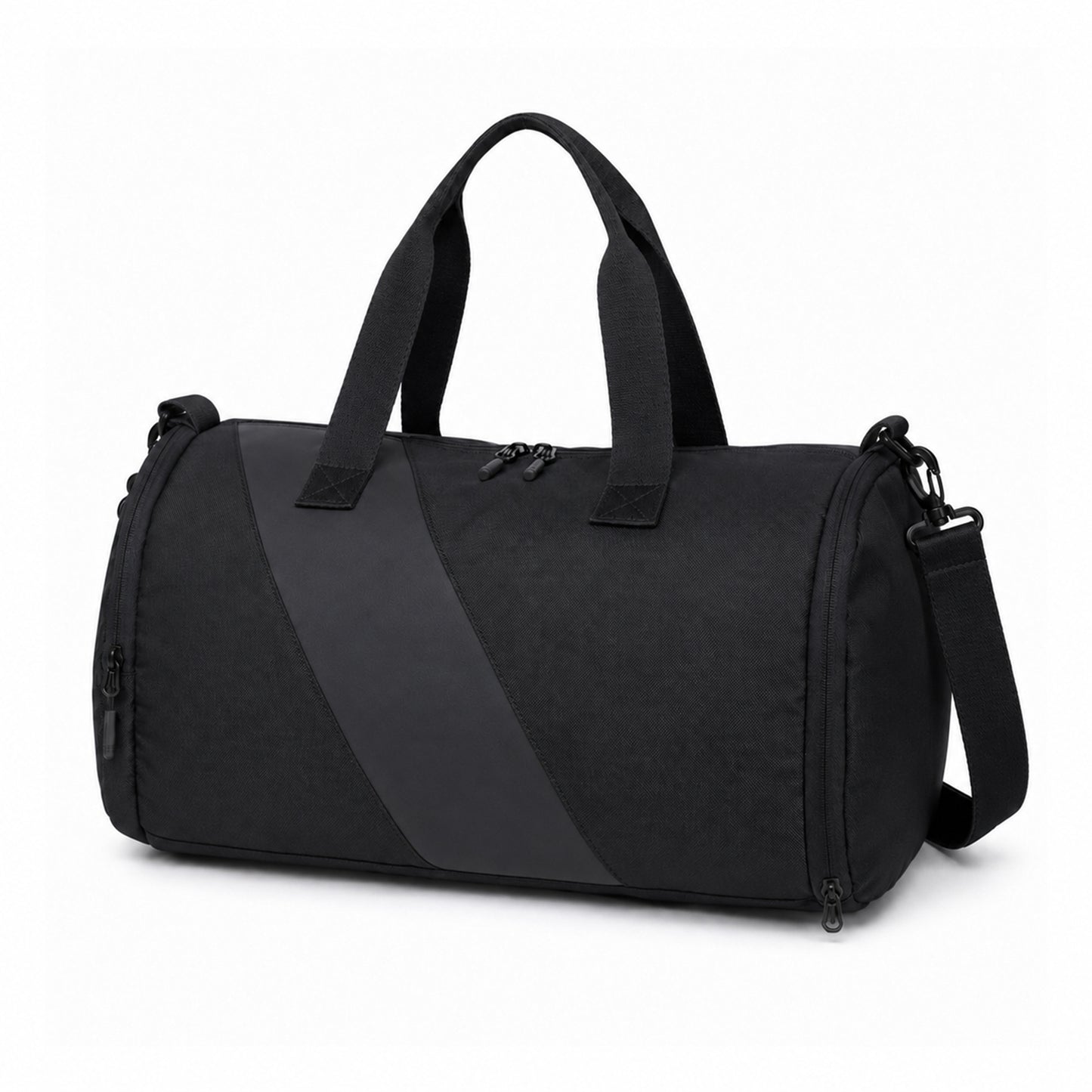 Tucsan Duffle Black – 27L Gym, Travel & Daily Duffle Bag with Shoe Compartment