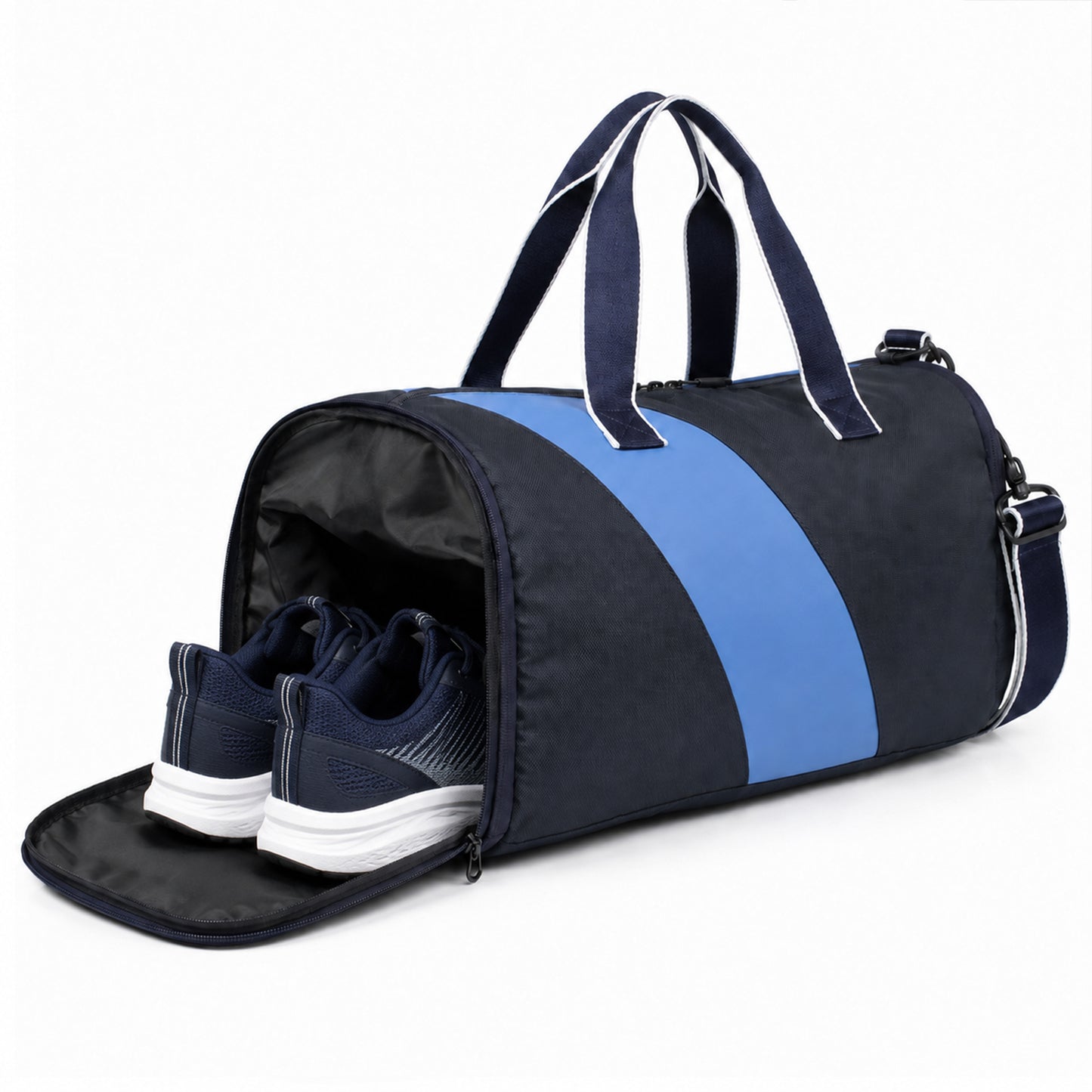 Tucsan Duffle Navy – 27L Gym, Travel & Daily Duffle Bag with Shoe Compartment