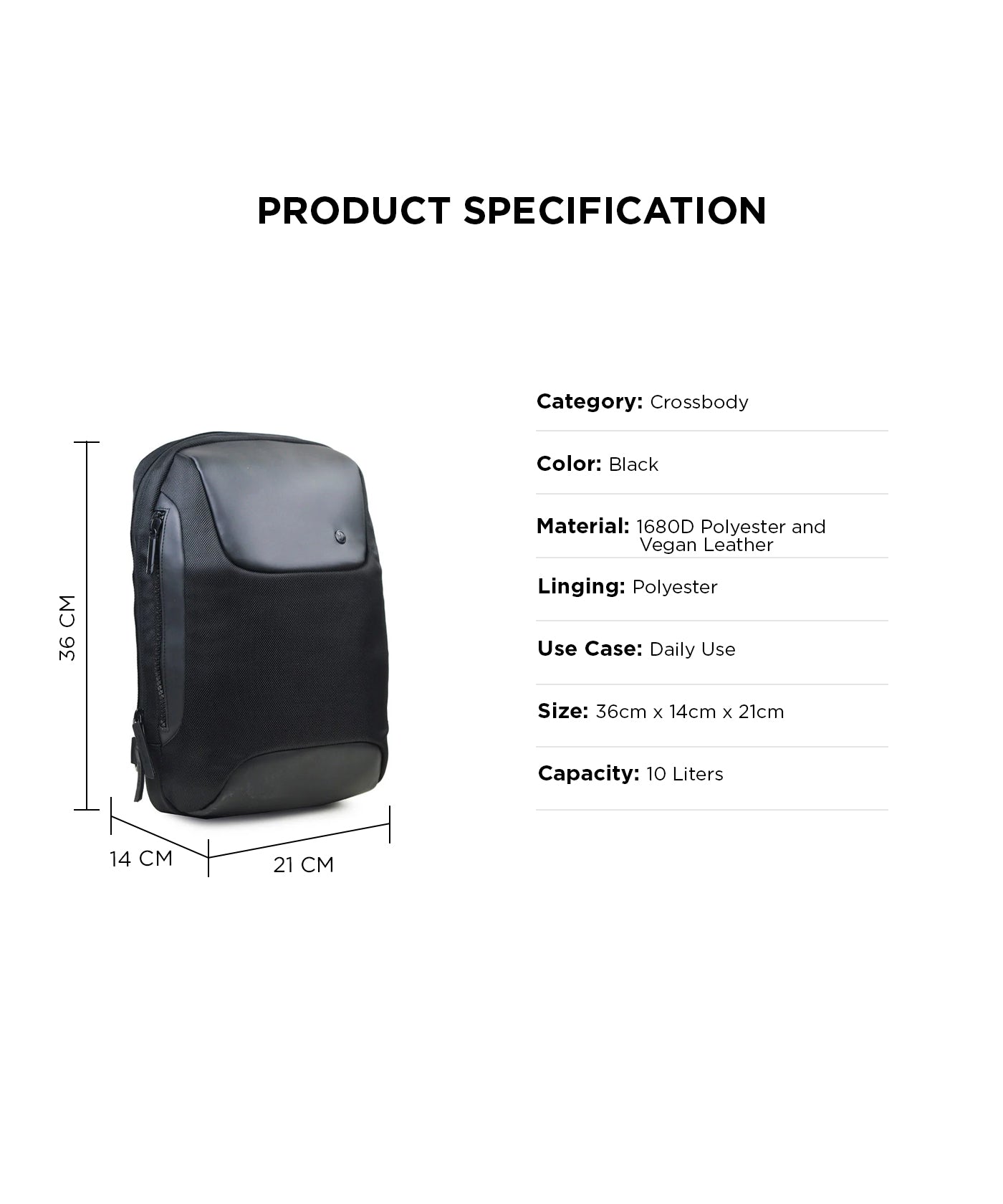 URBAN FLUX CARRY PACK | BLACK
