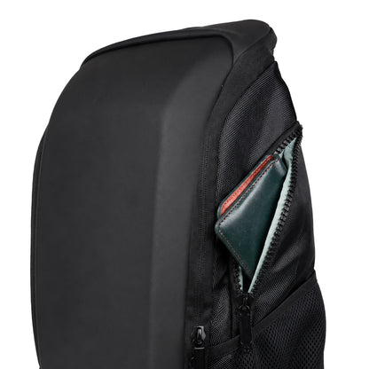 Vektor Pro Backpack – 23L Black Vegan Leather Laptop Backpack for Office & Travel